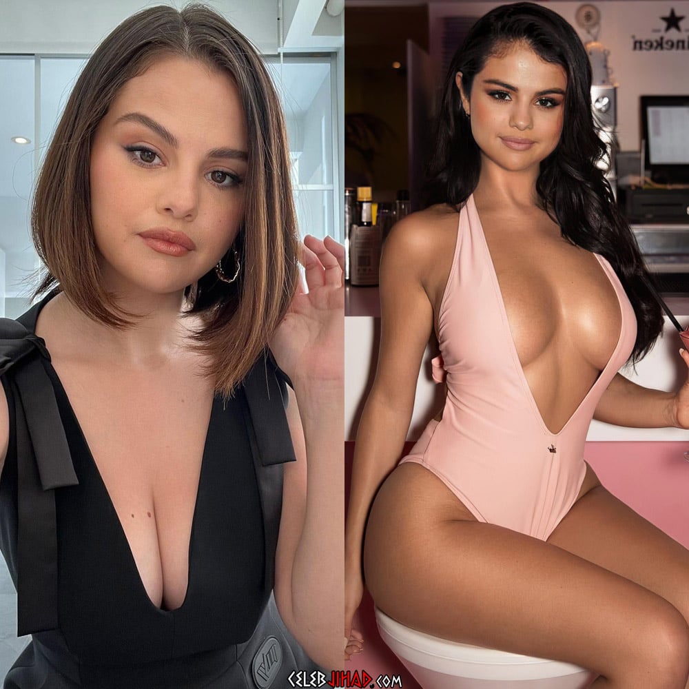 Selena Gomez Bounces Her Big Fat Tits While Dancing