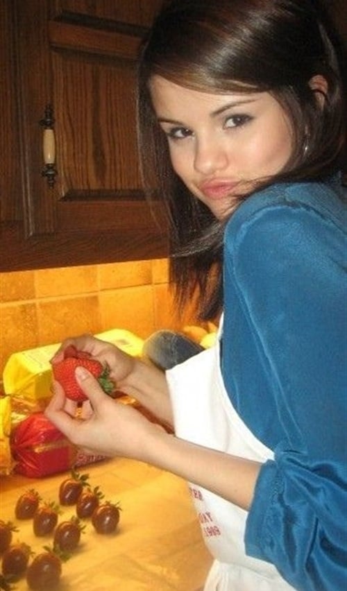 Selena Gomez strawberries