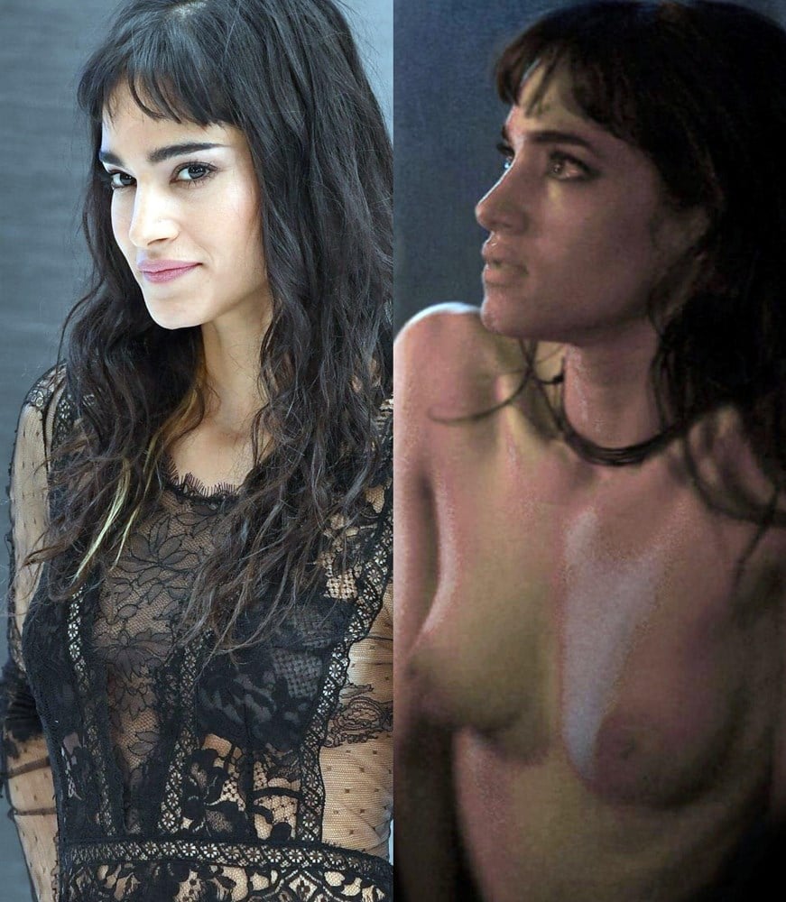 Sofia Boutella Topless Nude Color-Corrected