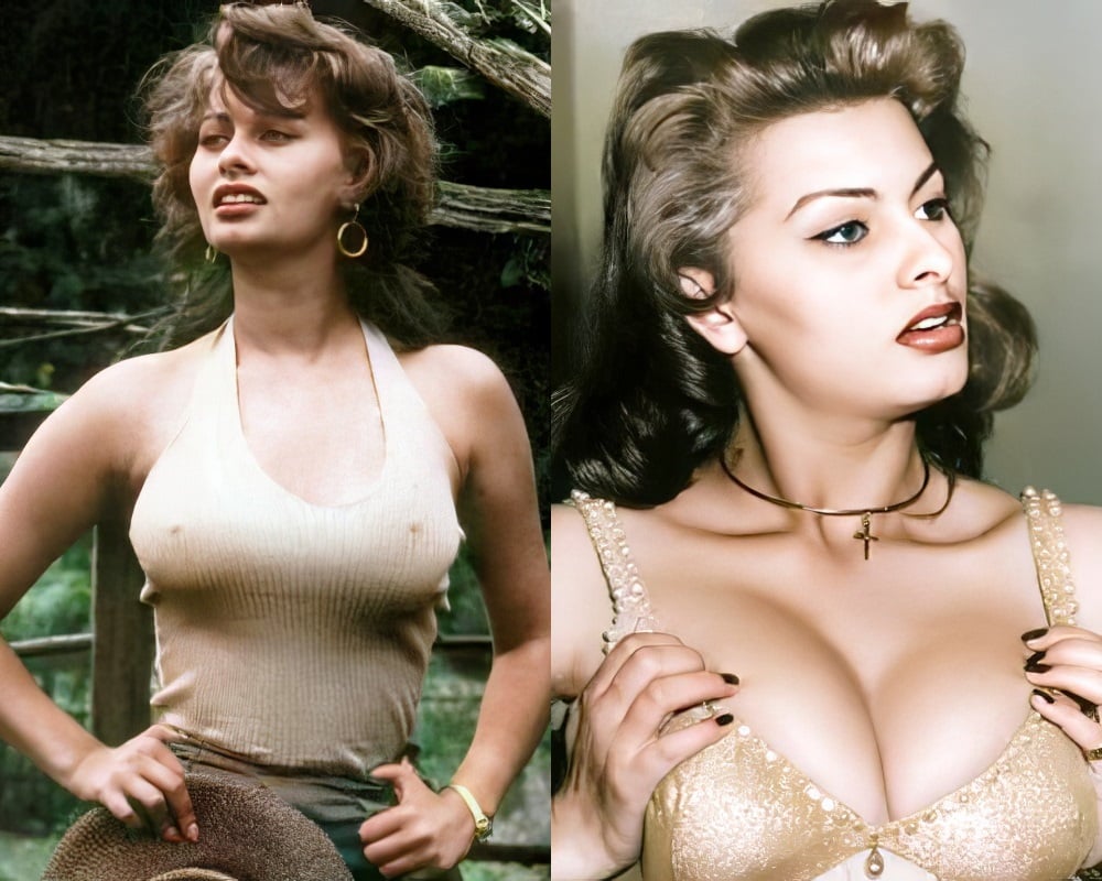 Sophia Loren nipples