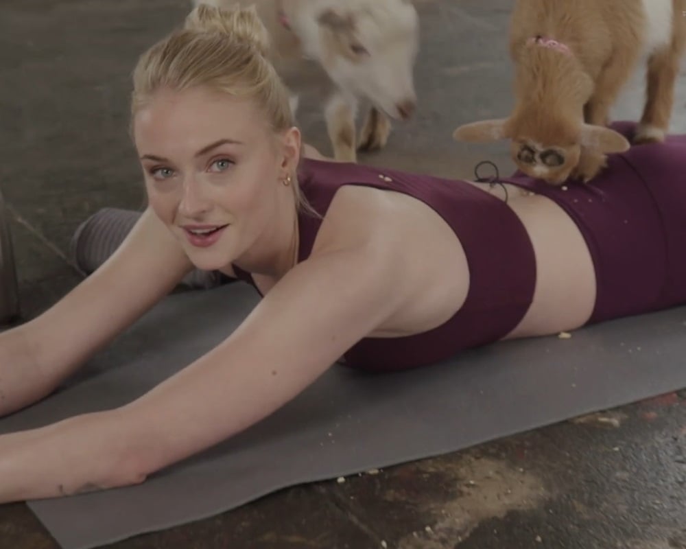 Sophie Turner Films A Goat Porn