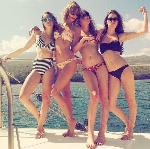 Taylor Swift’s Legs vs. Jessica Alba’s Thigh Gap Bikini Battle