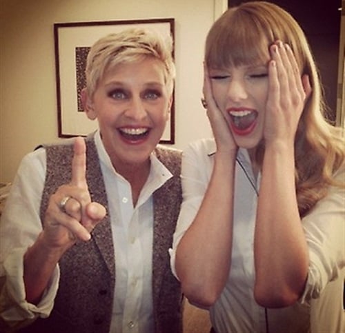 Ellen Sexually Frustrates Taylor Swift