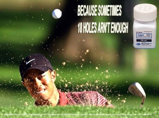 Tiger Woods Set To Endorse Impotency Drug ‘Tiagra’