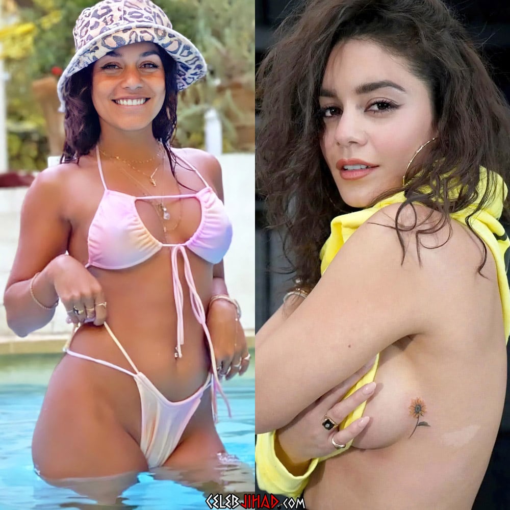 Vanessa Hudgens side boob