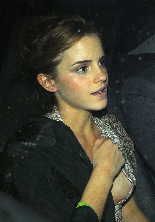 Emma Watson’s Near Nip Slip