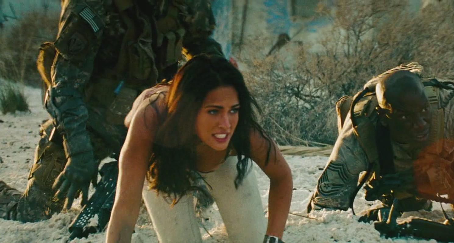Megan Fox Screen Caps From Transformers 2