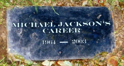 Michael Jackson Buried Beside His Dead Career