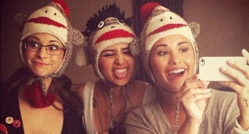 Demi Lovato Wears Racist Monkey Hat