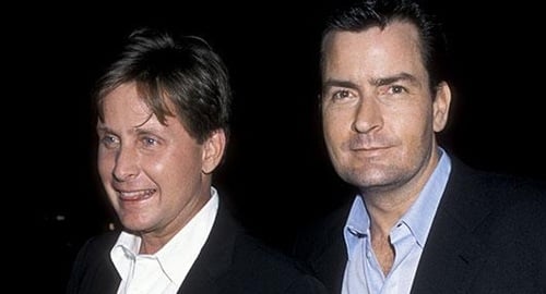 Emilio Estevez Charlie Sheen