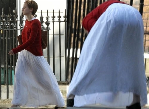 Emma Watson Shows Paps Her Butt