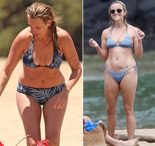 Julia Roberts Reese Witherspoon bikini