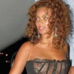 Beyonce Wears See Through Top No Bra