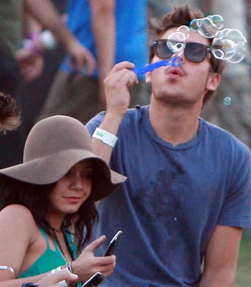 Vanessa Hudgens and Zac Efron Smoke PCP at Coachella