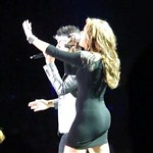 Demi Lovato’s Fat Ass In Tight Black Dress