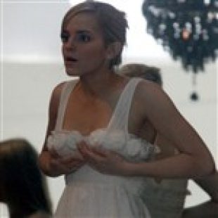 Emma Watson Grabs Her Boobs
