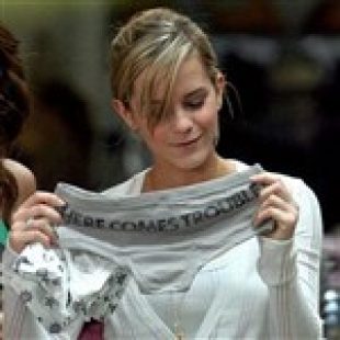 Emma Watson Goes Shopping For Panties