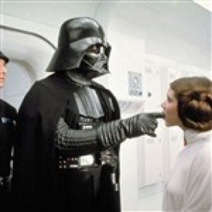 Darth Vader Fingers Princess Leia’s Mouth