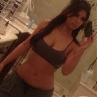 Kim Kardashian Offends In A Sports Bra