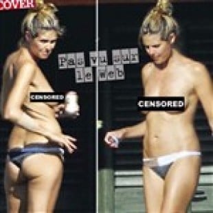 Heidi Klum Topless Thong Pic