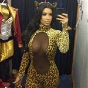 Kim Kardashian Slutty Leopard Halloween Costume
