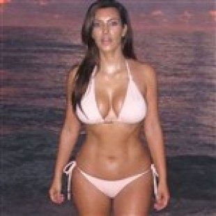 Kim Kardashian Sunset Bikini Pics