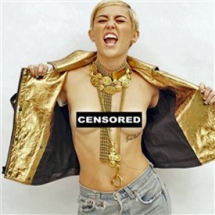 Miley Cyrus High-Res Topless Pic