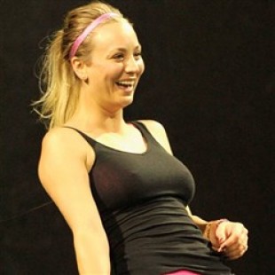 Kaley Cuoco Really Likes Playing Tennis