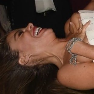 Sofia Vergara Slips A Nipple At Emmys After-Party