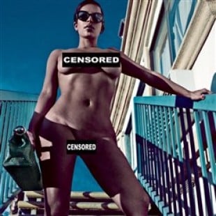 Kim Kardashian Completely Nude In Love Magazine