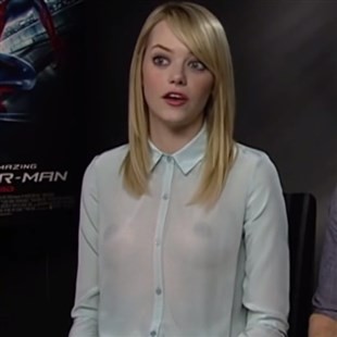 Emma Stone Shows Her Breasts On Video