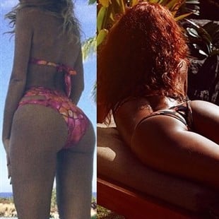Beyonce And Rihanna Selfie Bikini Battle In Hawaii