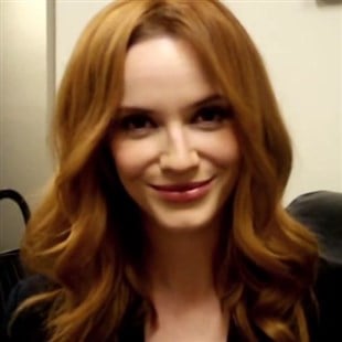 Christina Hendricks Gets Her Breasts Groped On Camera