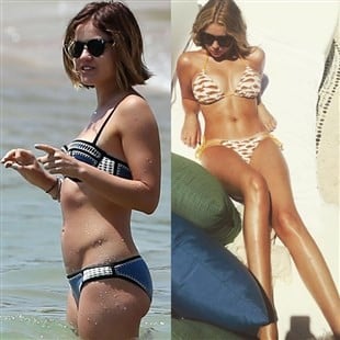 Ashley Benson & Lucy Hale In Bikinis