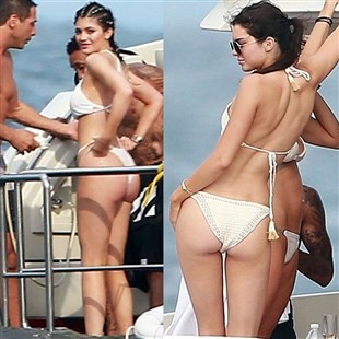 Man The Torpedos, Kendall And Kylie Jenner Are On A Yacht In Thong Bikinis