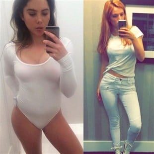 McKayla Maroney And Bella Thorne’s All White Slutty Selfie Snapchat Showdown