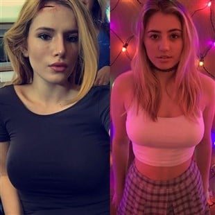 Anna Kendrick’s Cleavage Upstaged By Bella Thorne & Lia Marie Johnson’s Big Boobs