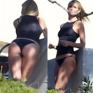 Gwyneth Paltrow Flaunts Her Ass On A Hilltop