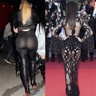 Khloe Kardashian And Kendall Jenner Flaunt Their Ass Cheeks In Public