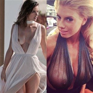 Alessandra Ambrosio And Charlotte McKinney Show Off Their Nipples