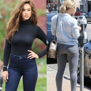 Jessica Alba vs Hilary Duff: MILF Battle Of The Mom Jeans