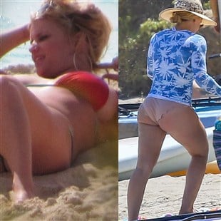 Jessica Simpson's Boobs vs Hilary Duff's Booty In A MILF Bikini B...