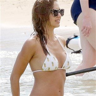 Jessica Alba Offends In A Pineapple Bikini