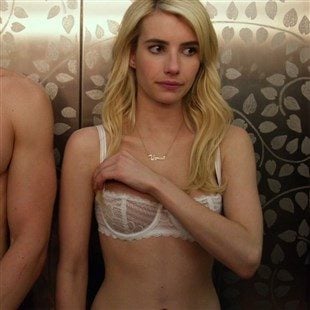 Emma Roberts Bra And Panties Scene From The Movie “Nerve”