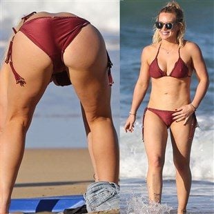 Hilary Duff’s Strong Ass Bikini Beach Pics