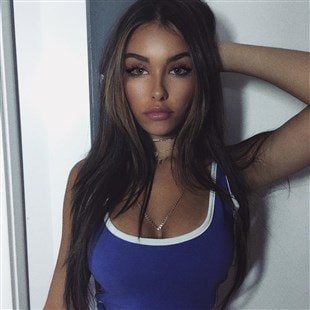 Madison Beer Takes Her Tits Out In A See Thru Top For Her 18th Birthday