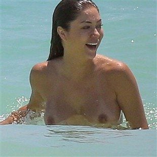 Arianny Celeste Topless On A Nude Beach