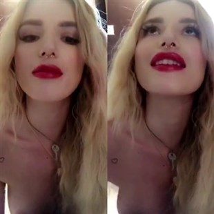 Bella Thorne Topless Tit Slip On Snapchat