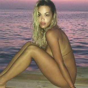 Rita Ora Covered Nude Vacation