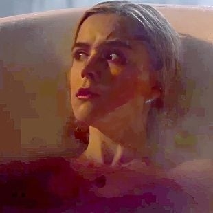 Kiernan Shipka Nude Bath Scene From “The Chilling Adventures of Sabrina”